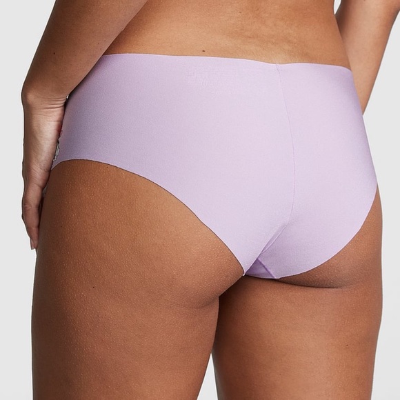 •PINK•NWT/NIB 2-PAIR OF VSP LILAC & MIDNIGHT NO-SHOW CHEEKY PANTY SIZE XS - Picture 8 of 11